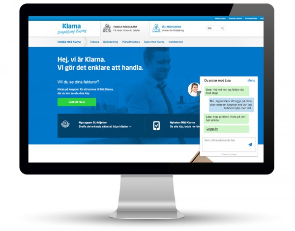 klarna screen