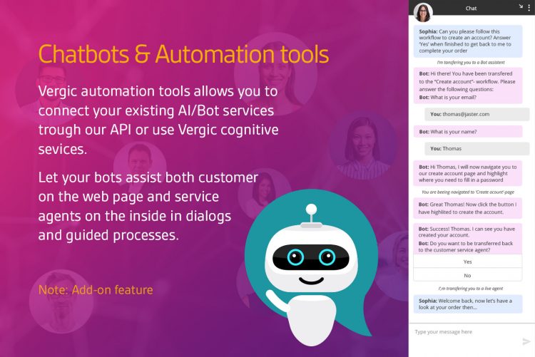 Automation in Vergic Engage Engine